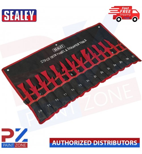 Sealey RT27KIT 27 Piece Trim &Upholstery Removal Tool Set Vehicle/Car Interior